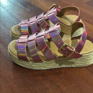 Steve Madden Pink Platform Sandals